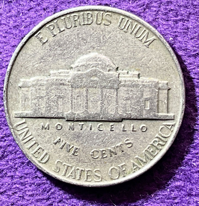 Nickel Jefferson 1954  3  coin collectible - Main Image 4