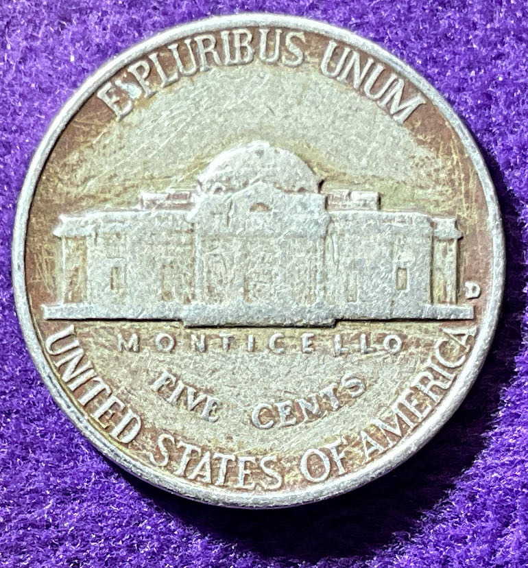 Nickel Jefferson 1956 D 1  coin collectible - Main Image 4