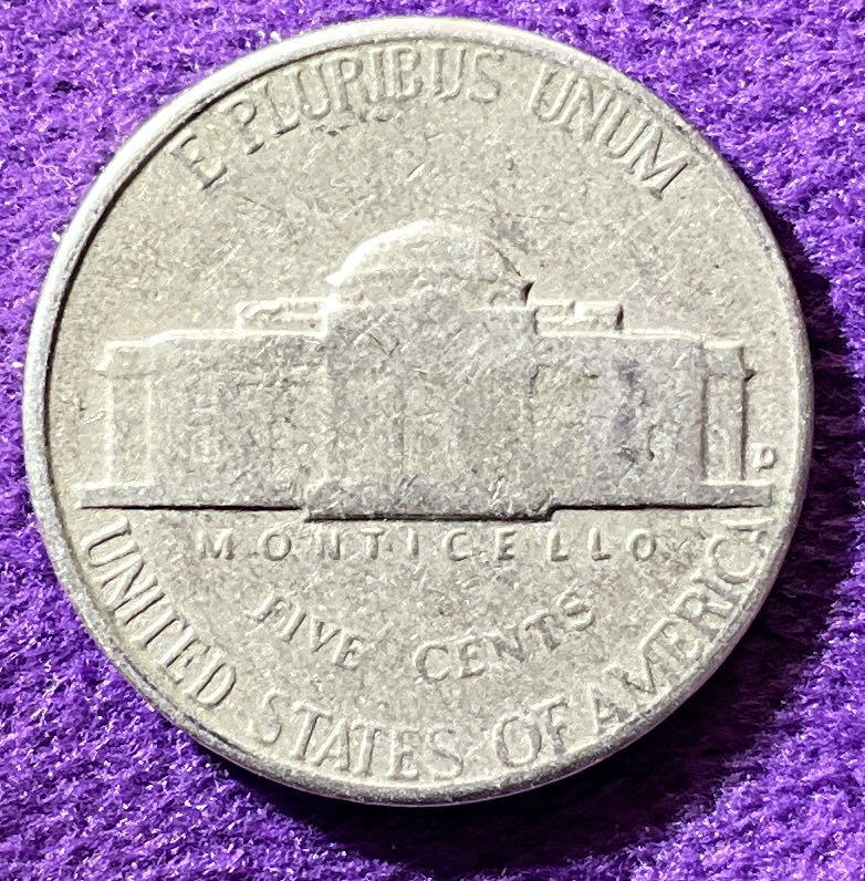 Nickel Jefferson 1956 D 3  coin collectible - Main Image 4