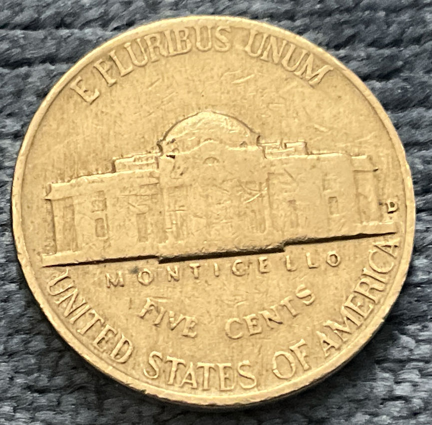 Nickel Jefferson 1957 D  coin collectible - Main Image 2