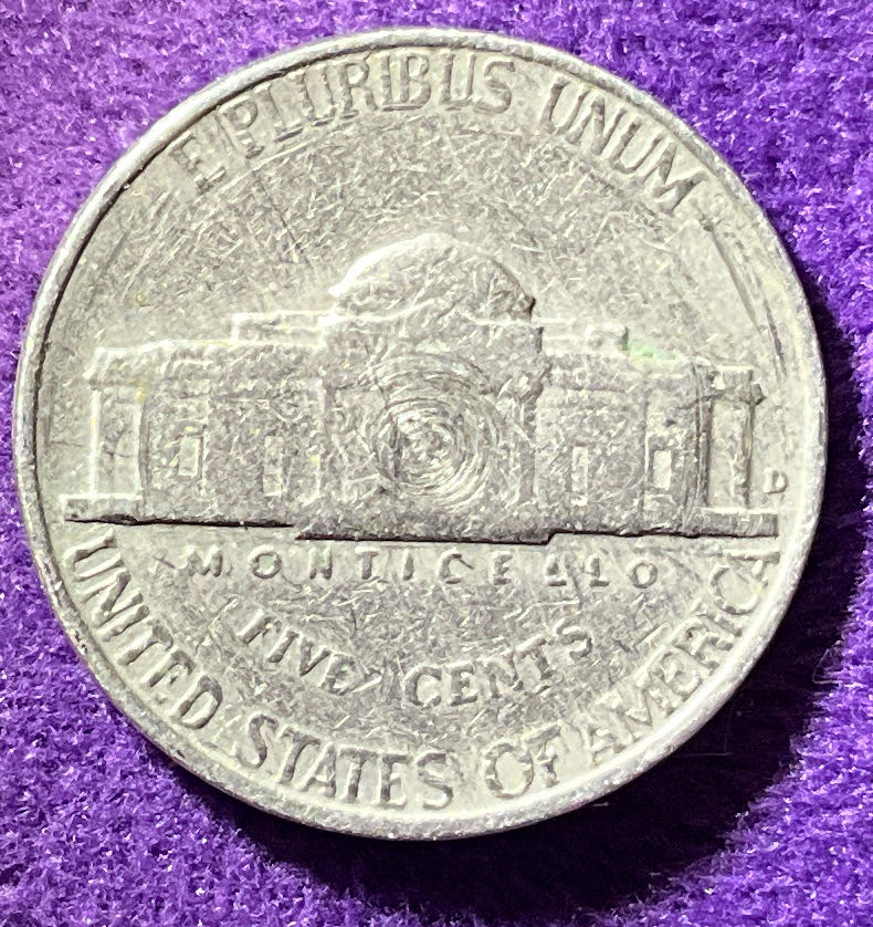 Nickel Jefferson 1959 D 1  coin collectible - Main Image 4