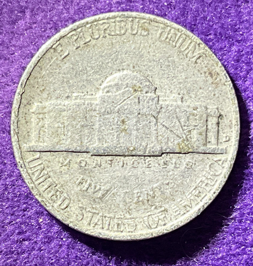 Nickel Jefferson 1959 D 2  coin collectible - Main Image 4