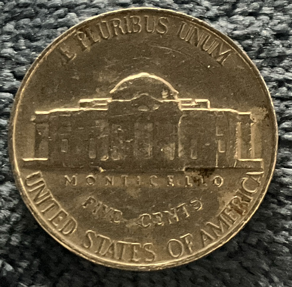 Nickel Jefferson 1960 1  coin collectible - Main Image 2