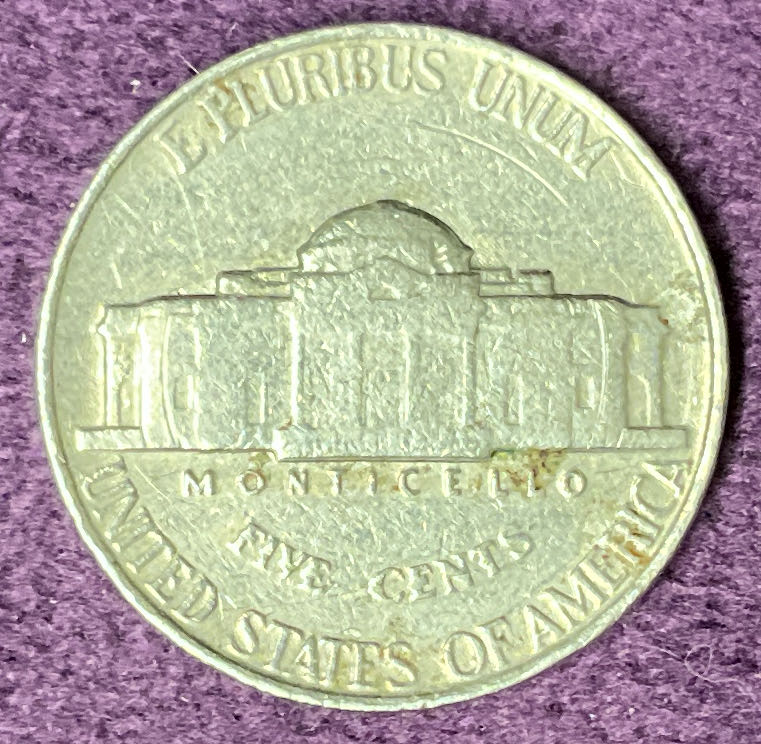 Nickel Jefferson 1960 1  coin collectible - Main Image 4
