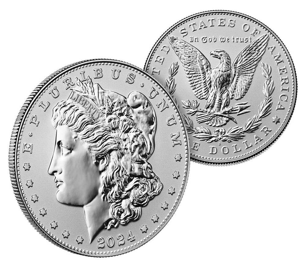 US Mint Proof - 2024 Morgan and Peace Dollar Two-Coin Reverse Proof Set  coin collectible - Main Image 3