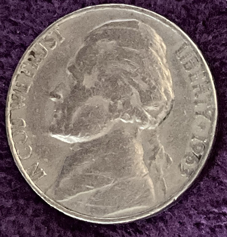 Nickel Jefferson 1963 D 7  coin collectible - Main Image 3