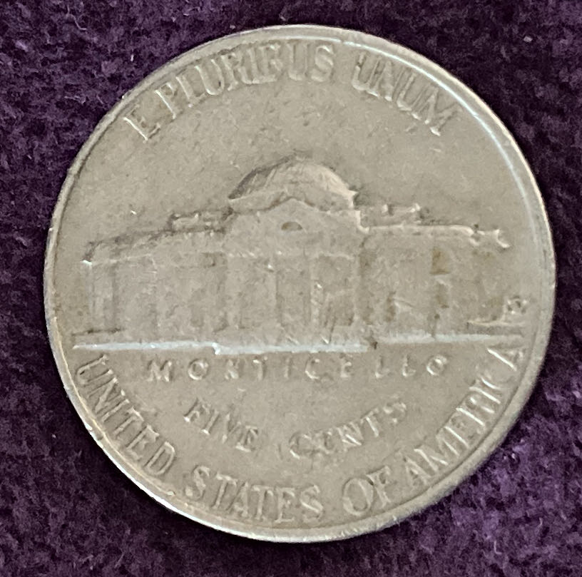 Nickel Jefferson 1963 D 8  coin collectible - Main Image 4