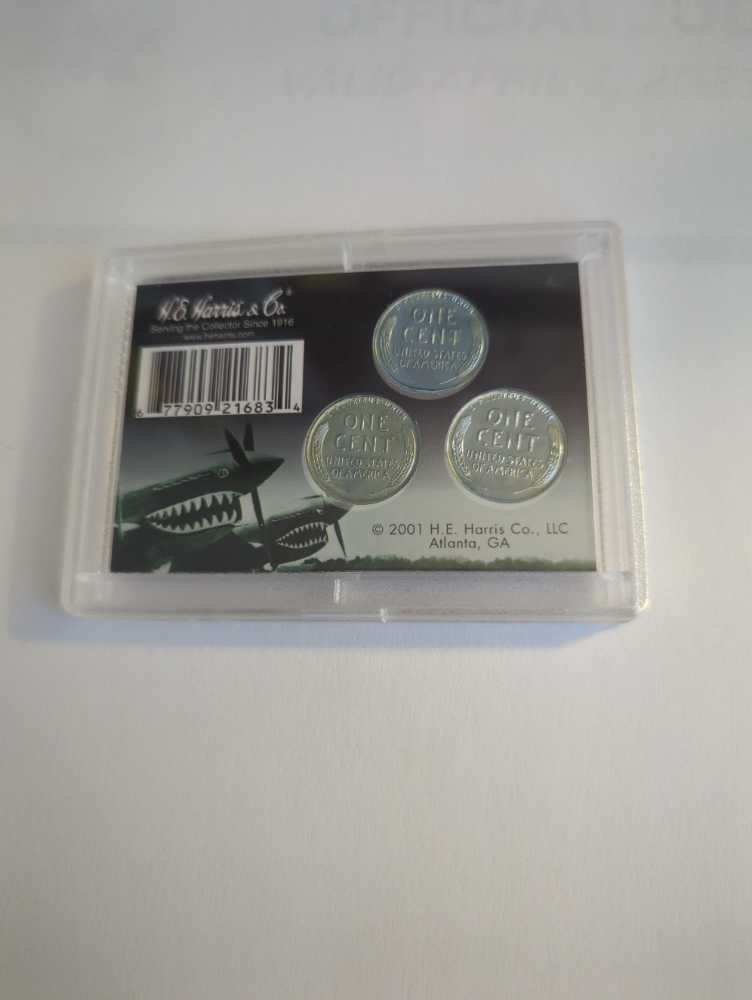 Wartime Steel Cents 1943, 1943S, 1943D  coin collectible - Main Image 2