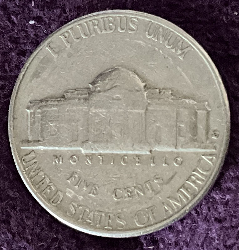 Nickel Jefferson 1963 D 9  coin collectible - Main Image 4