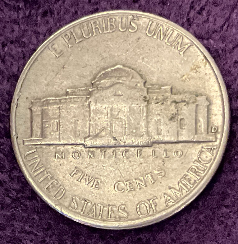 Nickel Jefferson 1963 D 11  coin collectible - Main Image 4