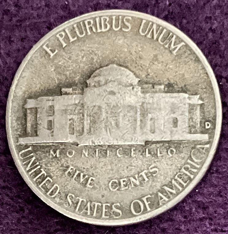 Nickel Jefferson 1963 D 13  coin collectible - Main Image 4