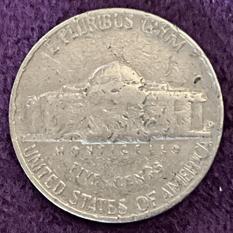 Nickel Jefferson 1963 D 4  coin collectible - Main Image 4