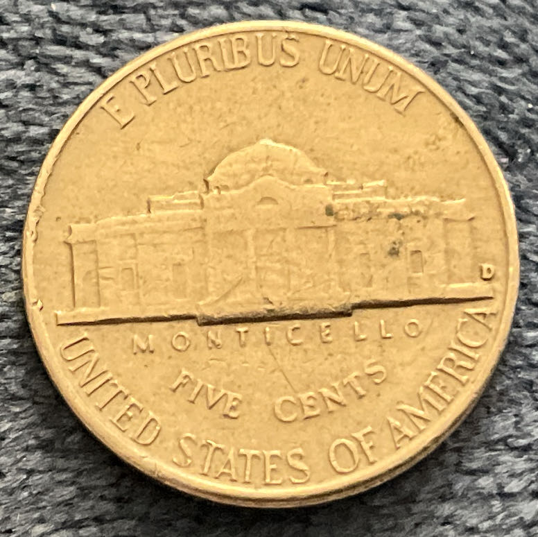 Nickel Jefferson 1963 D 14  coin collectible - Main Image 2