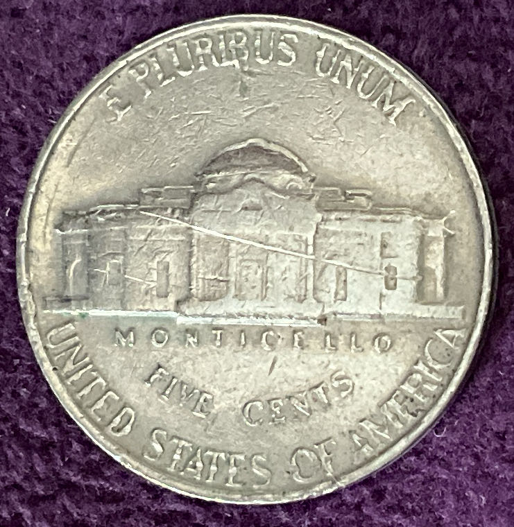 Nickel Jefferson 1963 2  coin collectible - Main Image 4