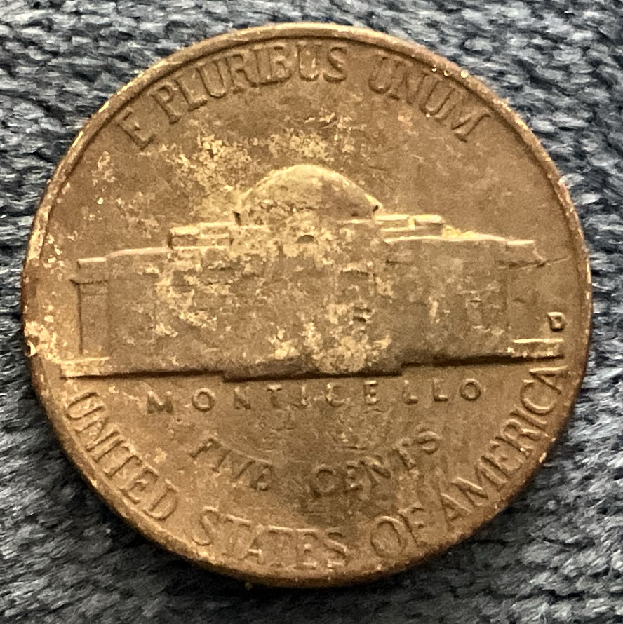 Nickel Jefferson 1963 D 12  coin collectible - Main Image 2