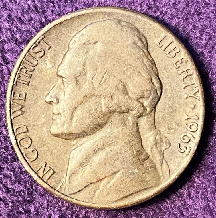 Nickel Jefferson 1963 D 12  coin collectible - Main Image 3