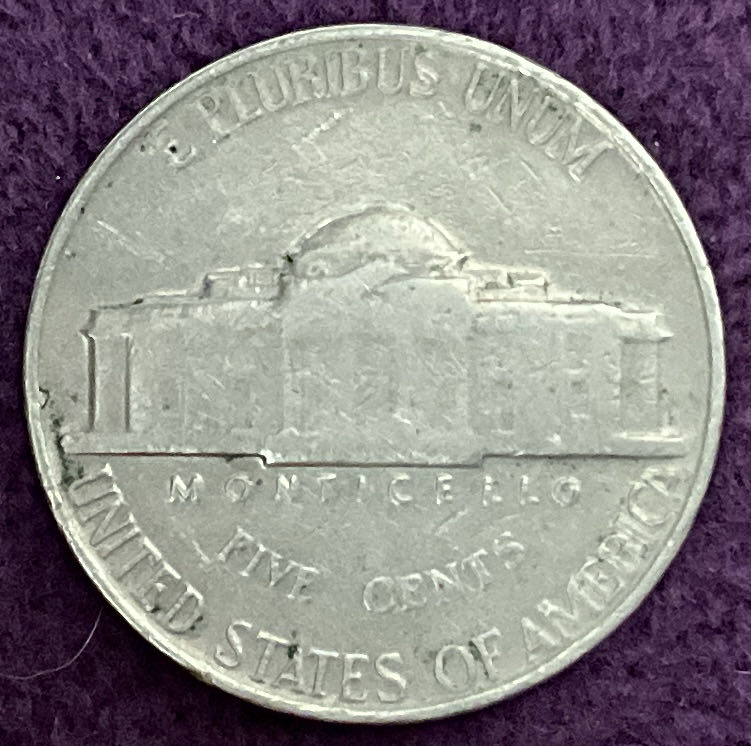 Nickel Jefferson 1963 3  coin collectible - Main Image 4