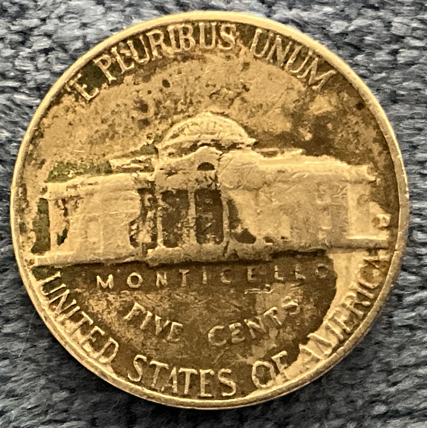 Nickel Jefferson D 1964 1  coin collectible - Main Image 2