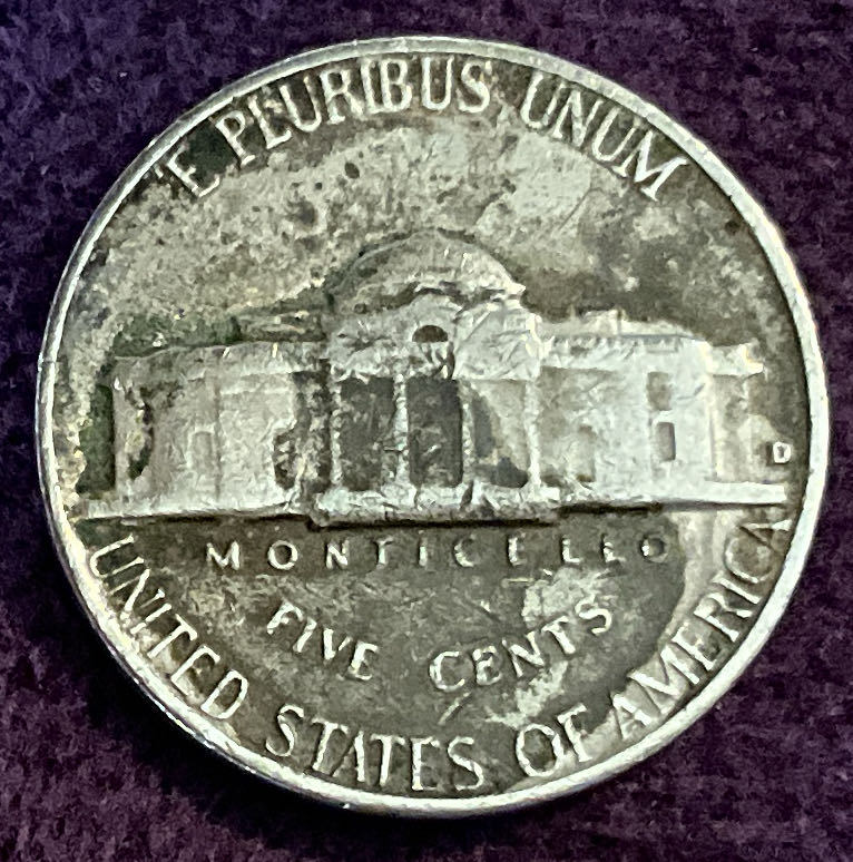 Nickel Jefferson D 1964 1  coin collectible - Main Image 4