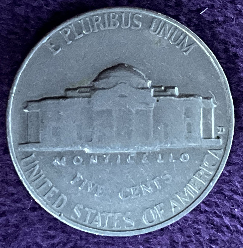 Nickel Jefferson D 1964 3  coin collectible - Main Image 4