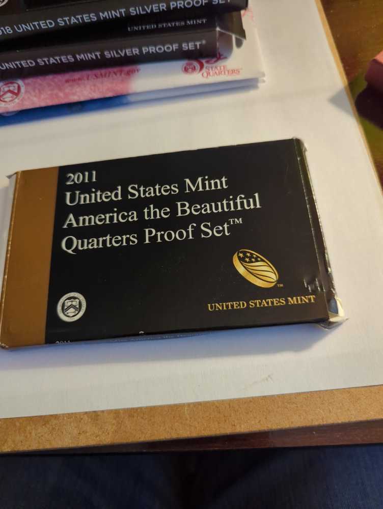 United States Mint America the Beautiful Quarters Proof Set 2011  coin collectible [Barcode 704785250185] - Main Image 3