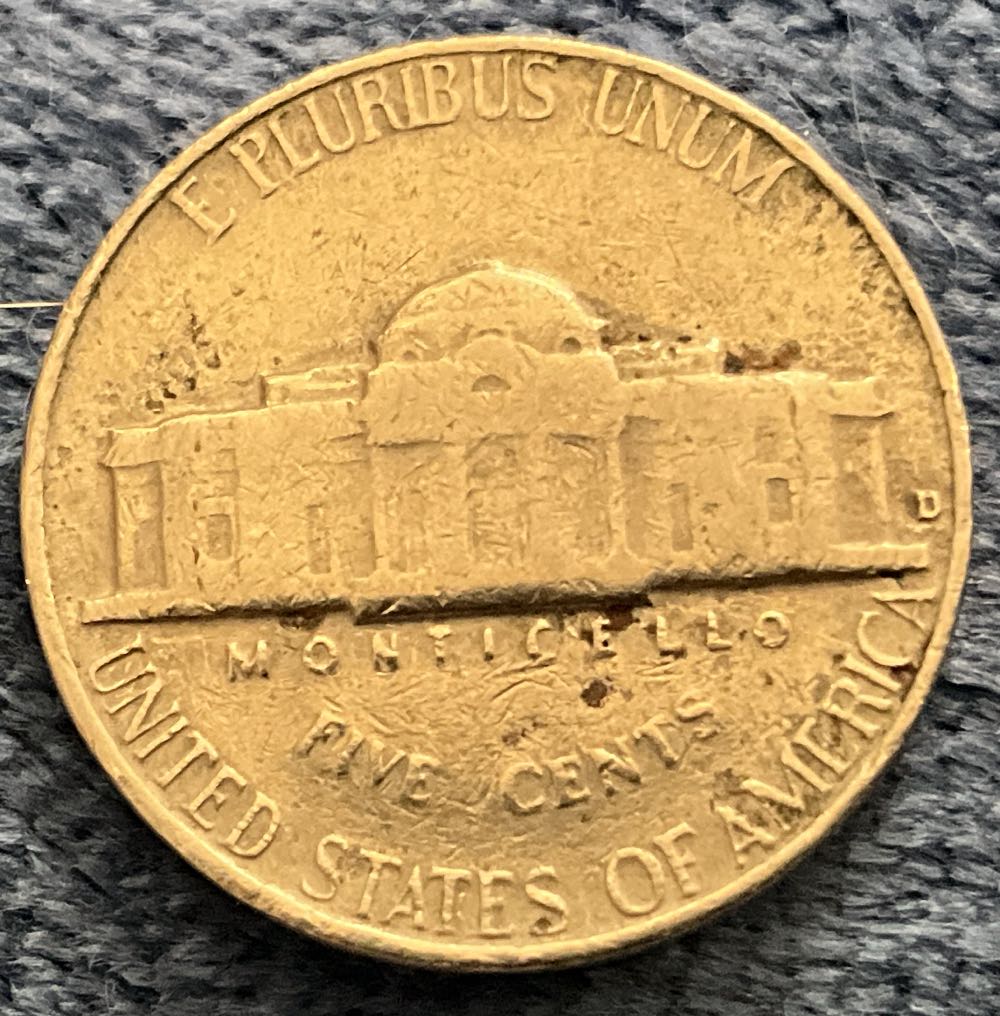 Nickel Jefferson D 1964 4  coin collectible - Main Image 2