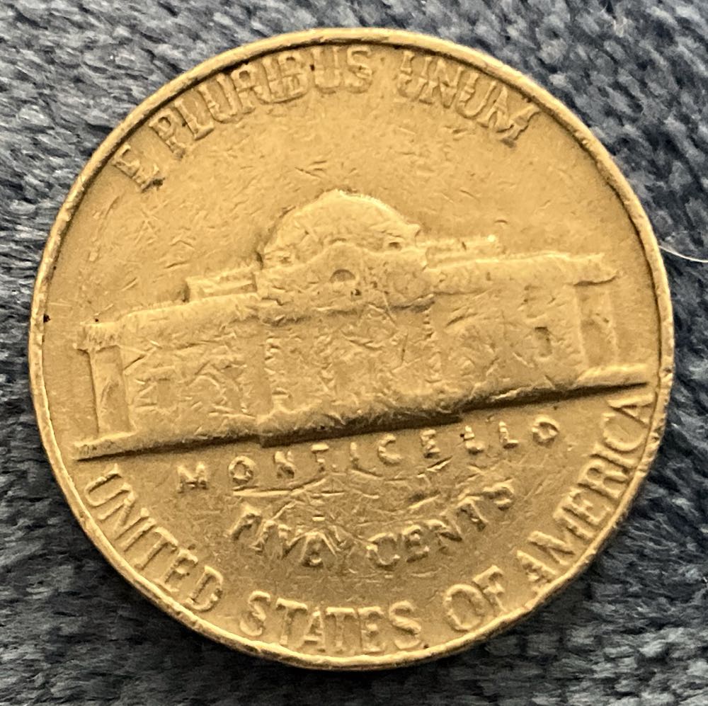 Nickel Jefferson 1964 3  coin collectible - Main Image 2