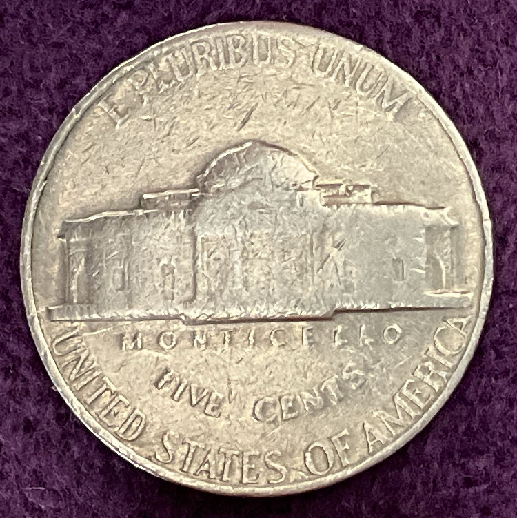 Nickel Jefferson 1964 5  coin collectible - Main Image 4