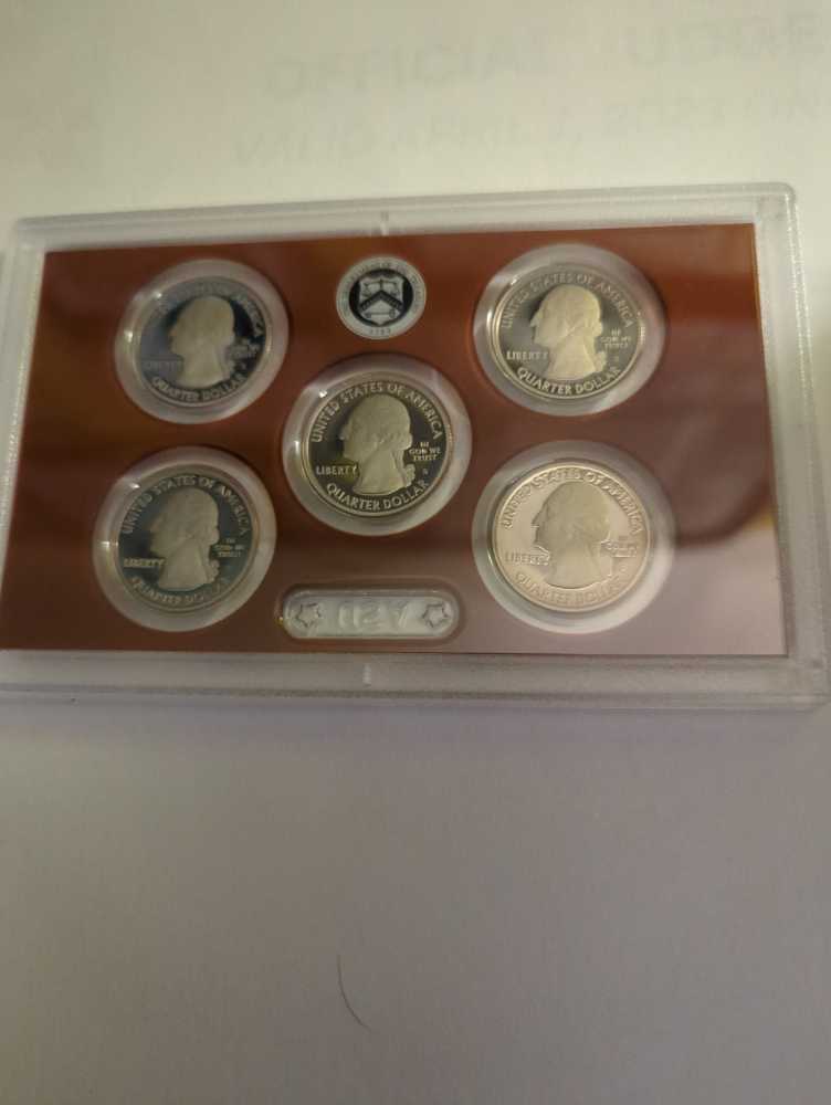 United States Mint Quarters Proof Set 2012  coin collectible [Barcode 704785360020] - Main Image 2