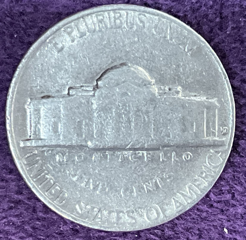 Nickel Jefferson D 1964 7  coin collectible - Main Image 4