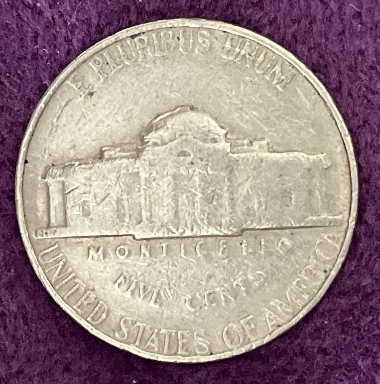 Nickel Jefferson 1964 6  coin collectible - Main Image 4