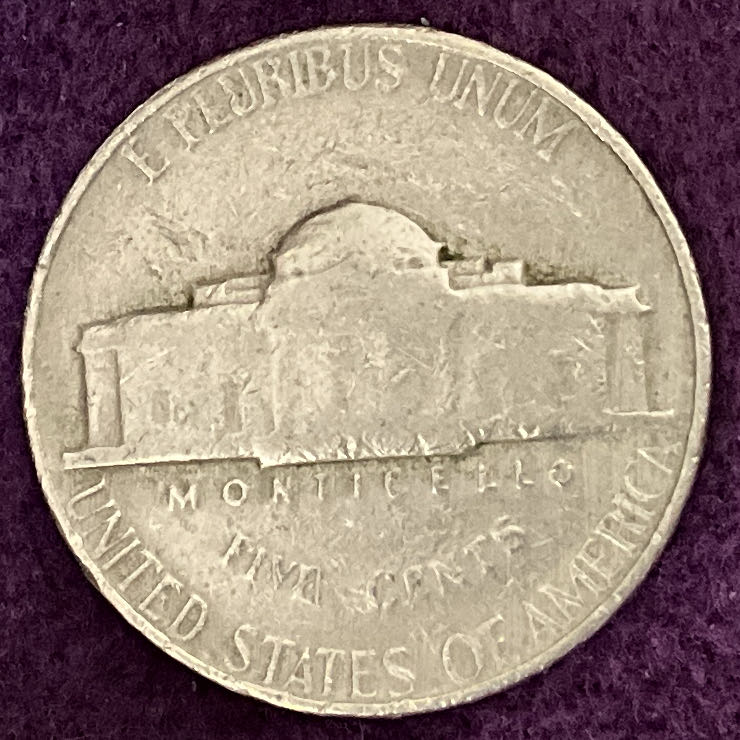 Nickel Jefferson 1964 7  coin collectible - Main Image 4