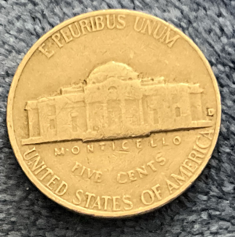 Nickel Jefferson D 1964 10  coin collectible - Main Image 2