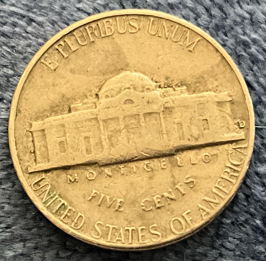 Nickel Jefferson D 1964 13  coin collectible - Main Image 2