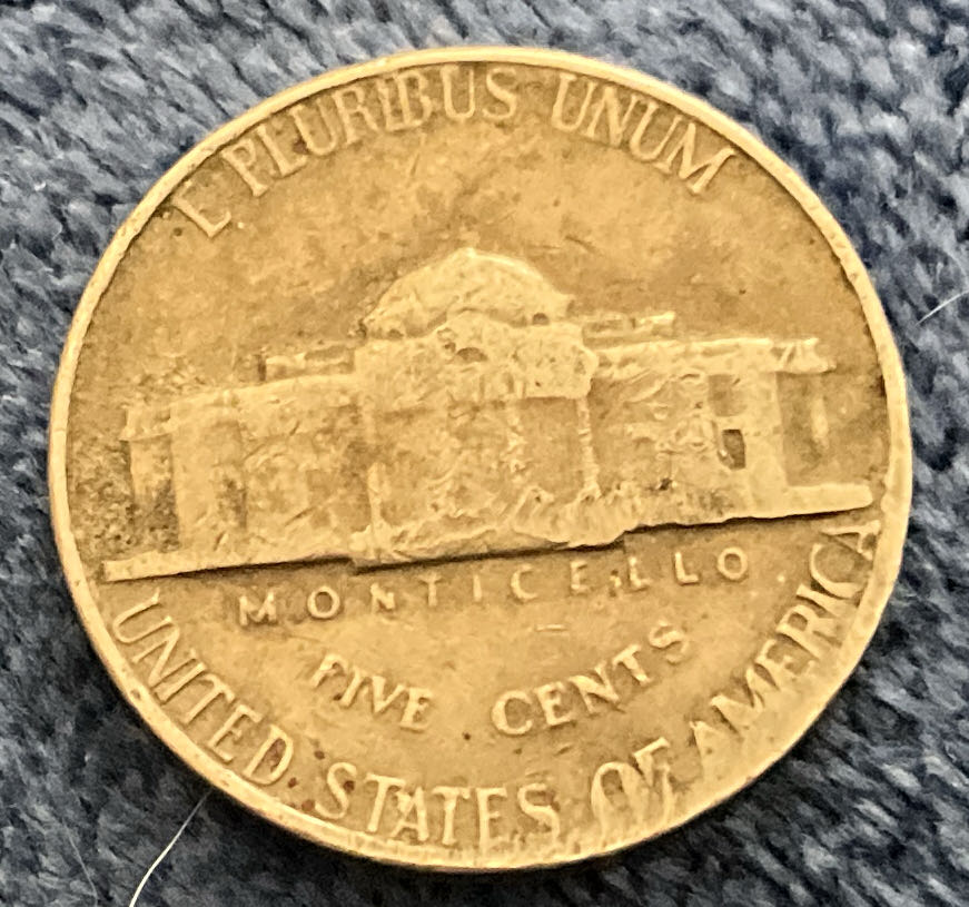 Nickel Jefferson 1964 9  coin collectible - Main Image 2