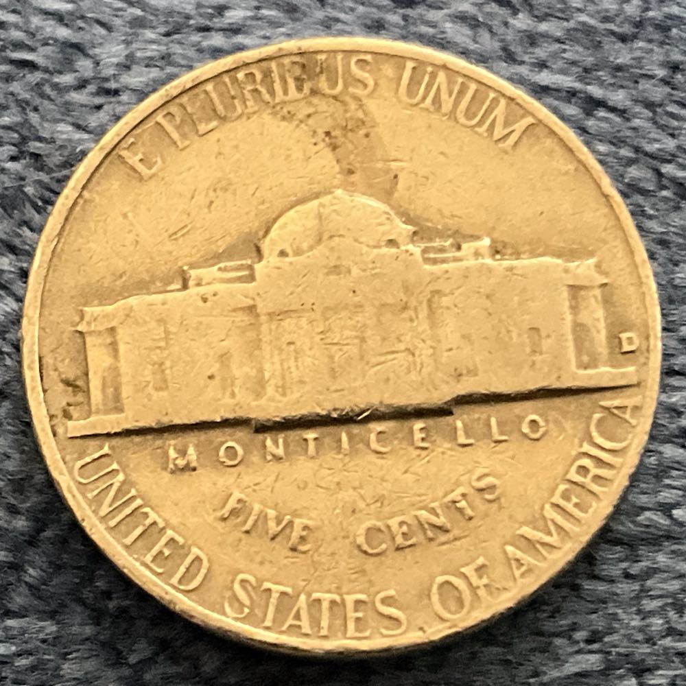 Nickel Jefferson D 1964 16  coin collectible - Main Image 2