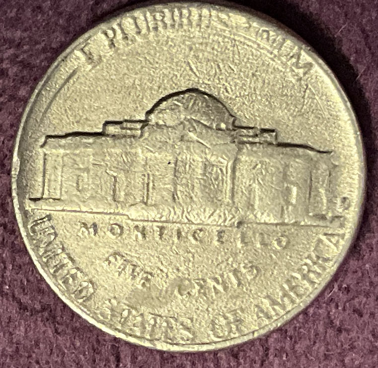 Nickel Jefferson D 1964 16  coin collectible - Main Image 4