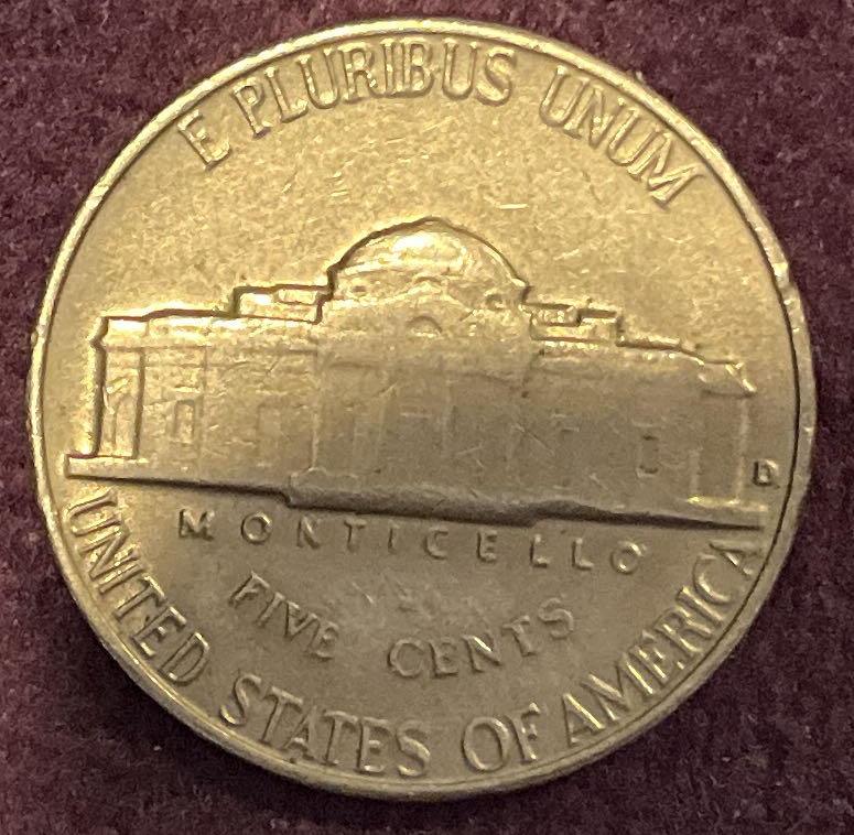 Nickel Jefferson D 1964 17  coin collectible - Main Image 4