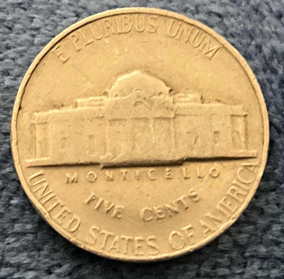 Nickel Jefferson 1964 11  coin collectible - Main Image 2