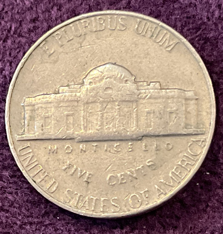 Nickel Jefferson 1964 11  coin collectible - Main Image 4