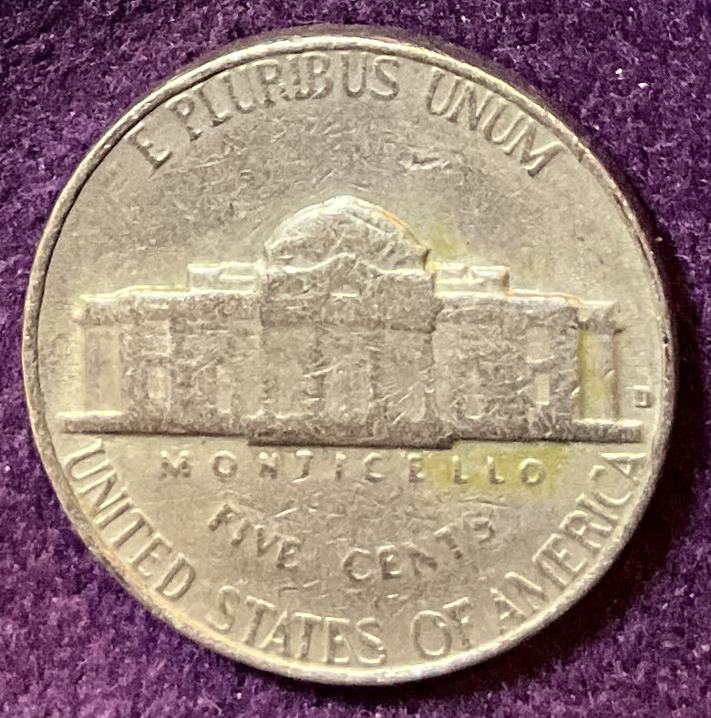 Nickel Jefferson D 1964 19  coin collectible - Main Image 4