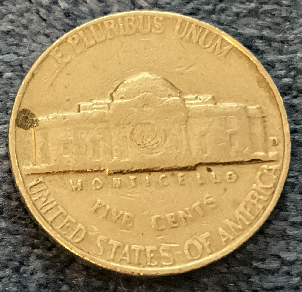 Nickel Jefferson D 1964 22  coin collectible - Main Image 2