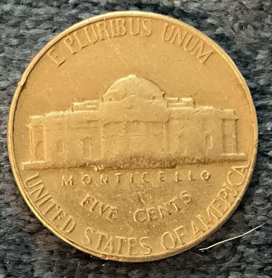 Nickel Jefferson 1964 13  coin collectible - Main Image 2