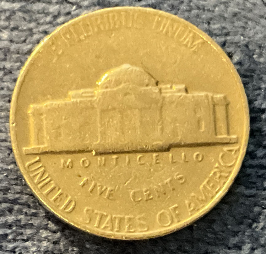 Nickel Jefferson 1964 15  coin collectible - Main Image 2