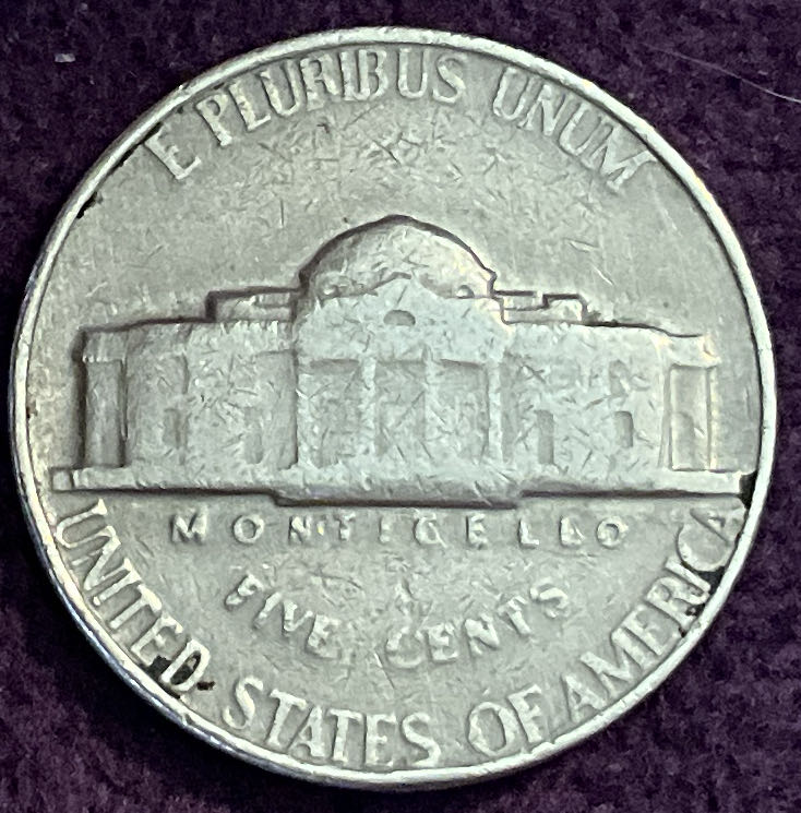 Nickel Jefferson 1964 15  coin collectible - Main Image 4