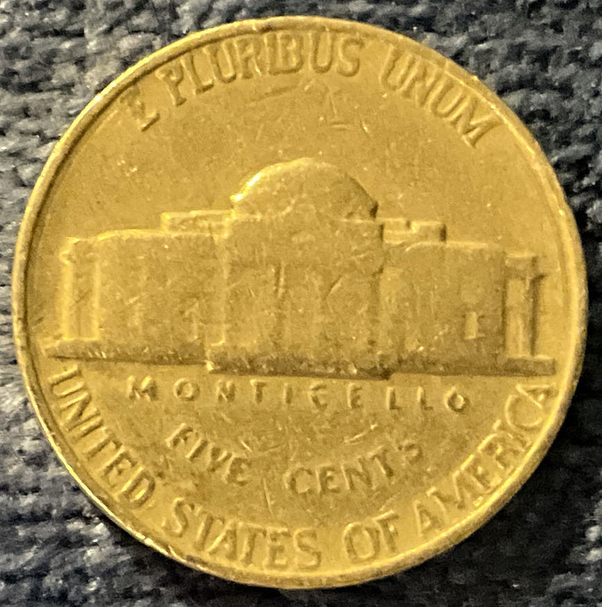 Nickel Jefferson 1964 16  coin collectible - Main Image 2