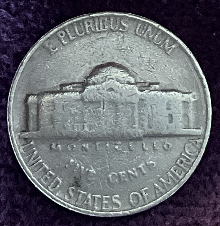 Nickel Jefferson 1964 17  coin collectible - Main Image 4