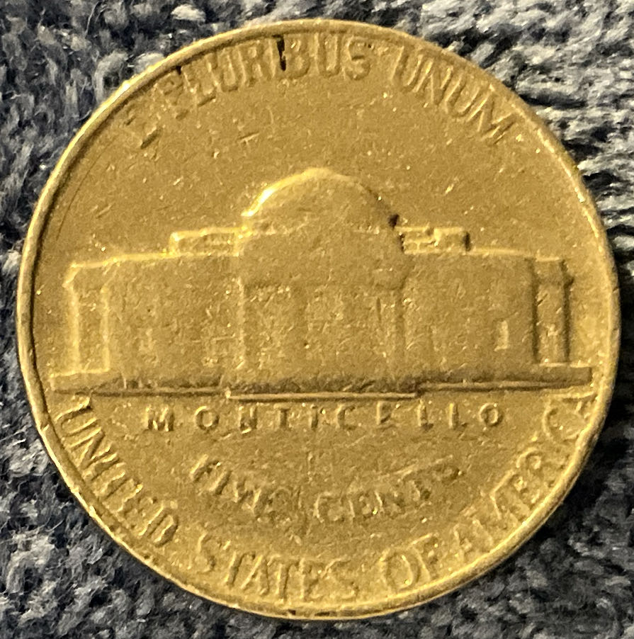 Nickel Jefferson 1964 19  coin collectible - Main Image 2