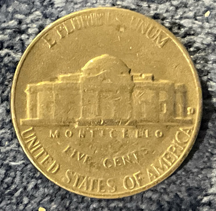 Nickel Jefferson D 1964  coin collectible - Main Image 2