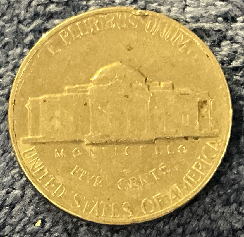 Nickel Jefferson 1965 1  coin collectible - Main Image 2